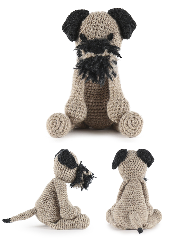 toft ed's animal rooney the border terrier amigurumi crochet